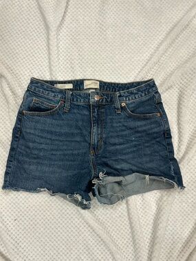 Universal Thread Dark Blue High-Rise Denim Shorts
